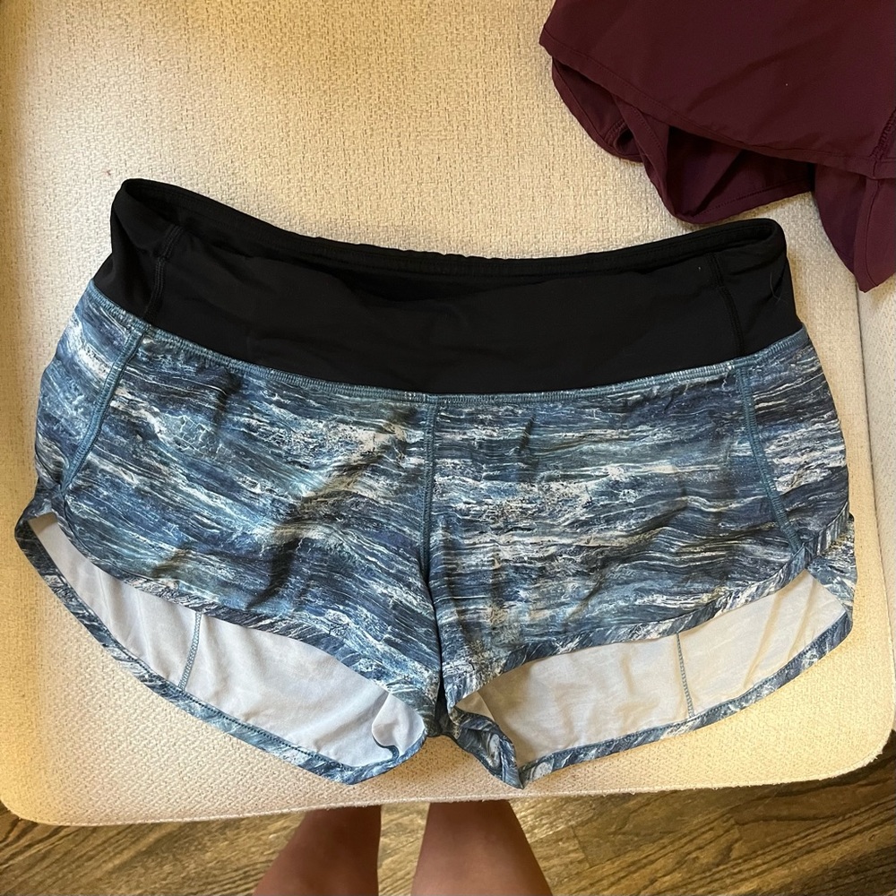 Lululemon Blue 2.5 Speed Up Shorts 🌀